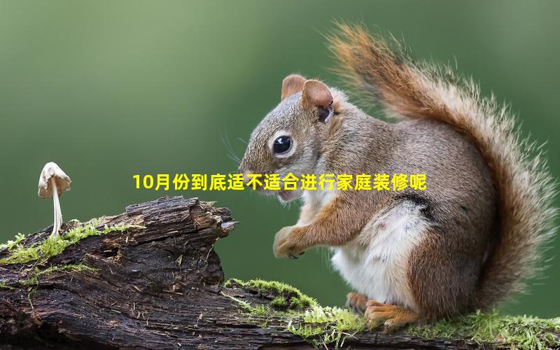 10月份到底适不适合进行家庭装修呢