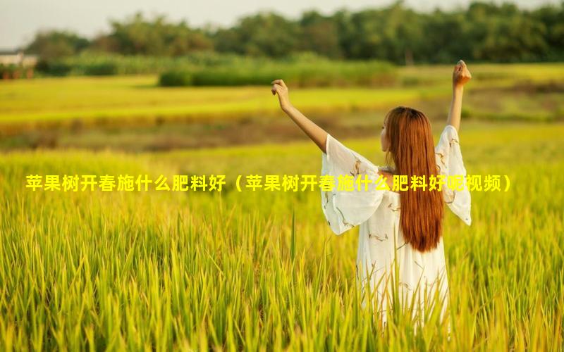 苹果树开春施什么肥料好（苹果树开春施什么肥料好呢视频）